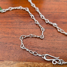 Load image into Gallery viewer, sterling silver shiny twisted link chain
