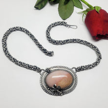 Load image into Gallery viewer, Pink Opal Victorian Style Necklace
