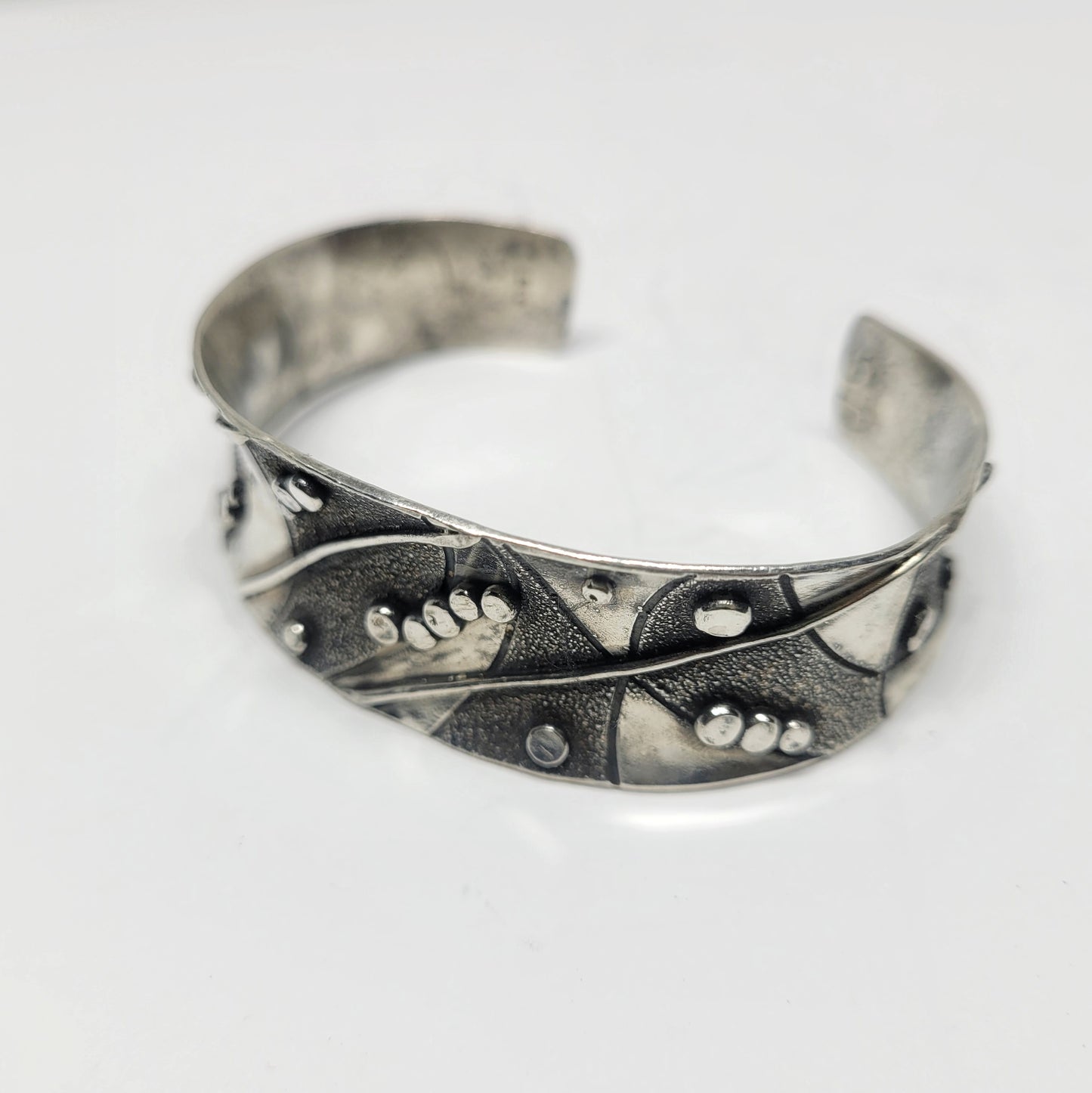 Oro River Argentium and 18k Gold Cuff