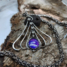 Load image into Gallery viewer, Flared Purple Pendant
