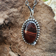 Load image into Gallery viewer, Red Tiger Iron Pendant
