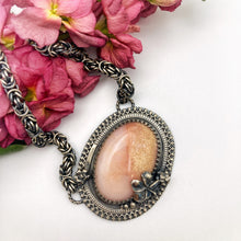 Load image into Gallery viewer, Pink Opal Victorian Style Necklace
