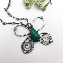 Load image into Gallery viewer, Tyrone Turquoise Butterfly Pendant
