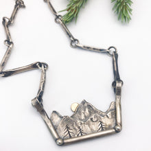 Load image into Gallery viewer, Mountain Scene Necklace
